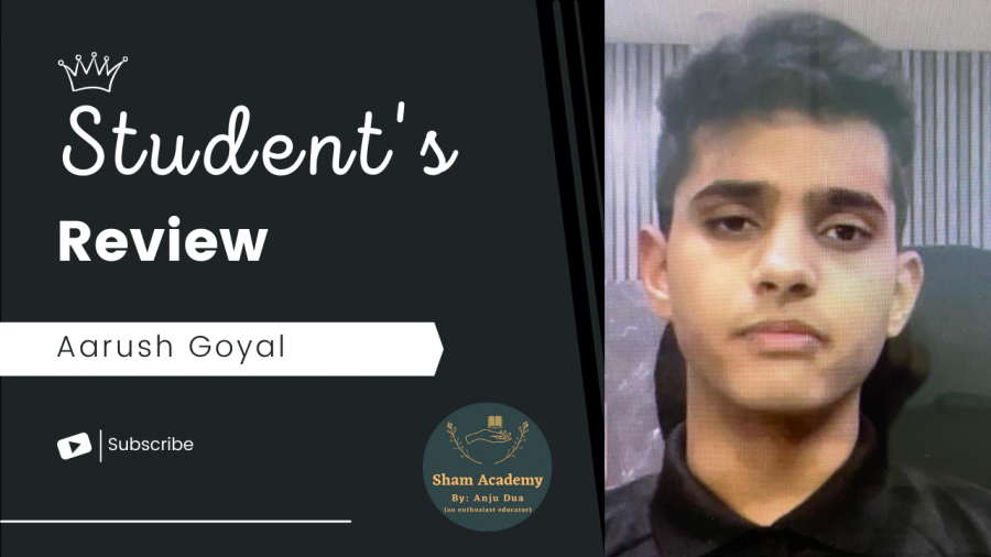 Testimonial by Aarush Goyal